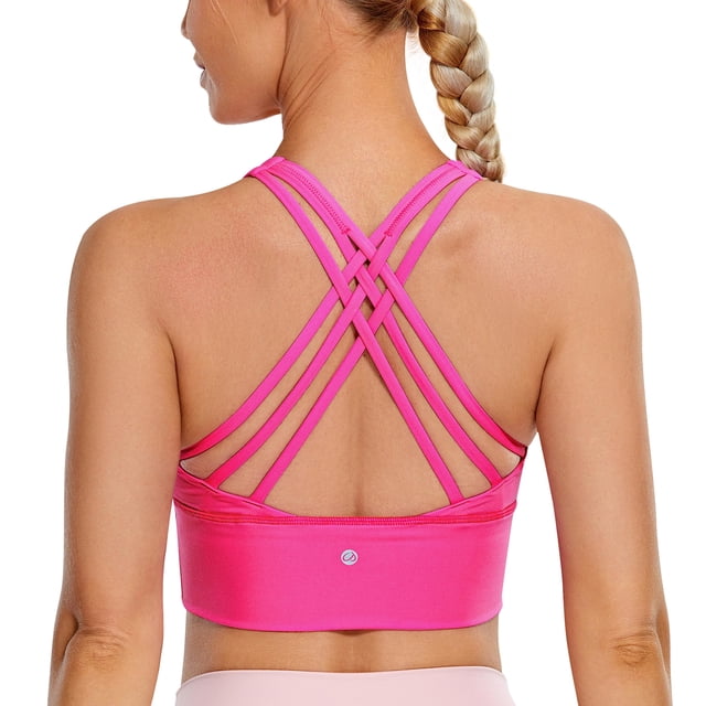 Top Deportivo CRZ YOGA Sensación Desnuda Sin Aros Morado XL