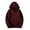 Wine, variant on Fartey Womens Oversized Hoodies Casual Long Sleeve Sweatshirts Fashion Solid Color Hooded Pullover Loose Fit Drop Shoulder Sweatshirts Fall Tops 2024 with Pockets Gray S-3XL
