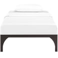 thumbnail image 4 of Platform Bed Frame, Twin Size, Brown, Metal, Bedroom, Modern Contemporary HB35080, 4 of 5