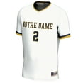 thumbnail image 2 of Youth GameDay Greats Korbin Albert White Notre Dame Fighting Irish Women's Soccer Lightweight Fashion Jersey, 2 of 4