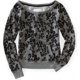 thumbnail image 1 of Suéter de punto Aeropostale con estampado de leopardo para mujer gris extragrande, 1 of 1