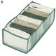 thumbnail image 2 of Shifsh Una caja de almacenamiento de ropa interior que se divide en una caja de almacenamiento de armario adyacente para ropa interior, calcetines, ropa, medias, bufandas, corbatas y sujetadores. Shifsh 60.53g Grey B, 2 of 6