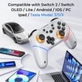 thumbnail image 2 of Controlador de juegos Honghao compatible con Switch/Switch 2/Tesla, 2 of 7