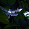 thumbnail image 2 of 21ft 30 LED Dragonfly Solar Powered String Lights, Outdoor Solar Fairy Lights Waterproof Decoration Light for Home, Garden, Patio, Christmas Tree, Flower, Lawn, Festival, 2 of 9