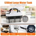 thumbnail image 4 of Askmuse Steam Cleaner Handheld Portable High Pressure, 221°F Fast Heat, 1350W 5-Level Adjustable Steamer Cleaning with 41oz Tank & Accessories for Car, Home, Floor, Tile, Furniture, Kitchen, Walls, 4 of 8