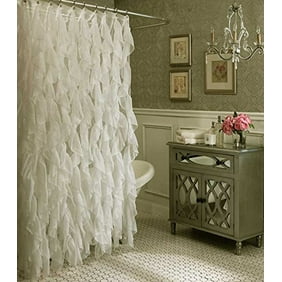 Better Homes Gardens Ruffles Shower Curtain Walmart Com