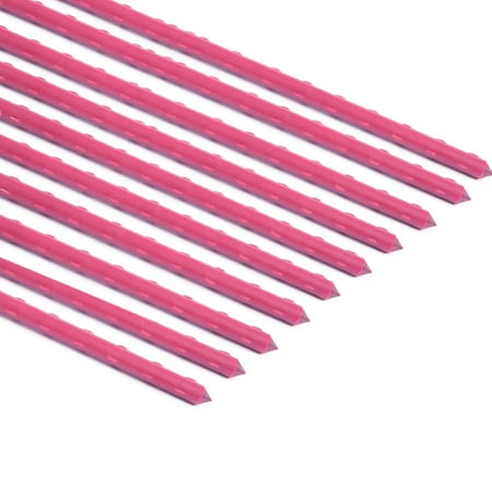 Painting Plastic Coated Garden Furniture Mr Garden Sturdy Steel Garden Stakes 2-Ft Plastic Coated Plant Stakes, 20 Packs for Climbing Plants ()