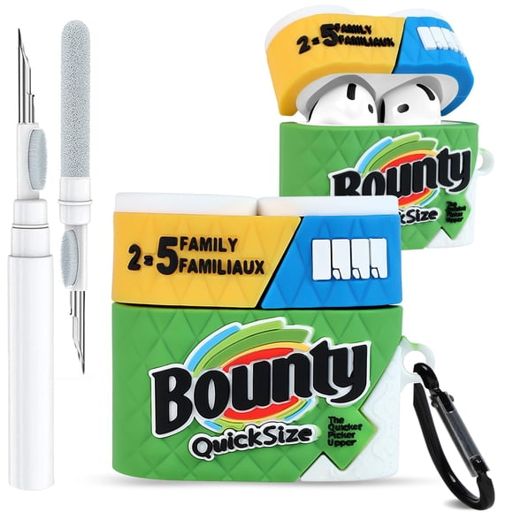 Funda de silicona para AirPods 4 Toyuma Cute Kawaii con dibujos animados, color verde