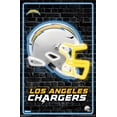 thumbnail image 2 of NFL Los Angeles Chargers - Neon Helmet 23 Canvas Wall Poster, 14.725" x 22.375", 2 of 4