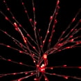 thumbnail image 6 of Alpine Corporation 39"H Indoor/Outdoor Metallic Foil Tree Stake Holiday Decoration with Red LED Lights, 6 of 12