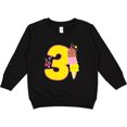 thumbnail image 2 of Inktastic Ice Cream Third Birthday Pink Toddler Sweatshirt, 2 of 4