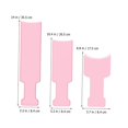 thumbnail image 4 of Kit para mechas con peine de dientes anchos y tabla curvada, juego de herramientas profesionales para balayage., 4 of 5