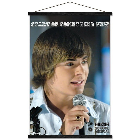 High School Musical - Troy - Sing Wall Poster with Magnetic Frame, 22.375" x 34"