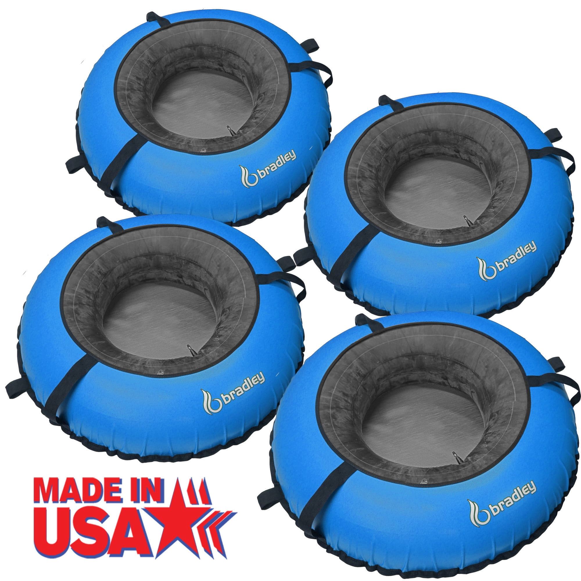 Bradley River Tubes 4 Pack Heavy Duty Truck Tire Inner Tubes & Cover