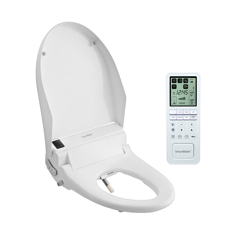 SmartBidet SB3000 Elongated Electric Bidet Toilet Seat in White