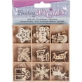 thumbnail image 2 of Mini Laser Cut Wood Christmas Shapes: 45 pack, 2 of 2
