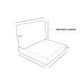thumbnail image 2 of Coussin Haut pour FLORENCE-03a en Blé, 2 of 2
