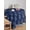 Navy Blue, variant on Navy Blue Anchor Table Cloth, Nautical Coastal Summer Ocean Ship Waterproof Tablecloth for Square Tables, Reusable Washable Fabric Table Cover for Restaurant Kitchen Dining Tables 54"x54"
