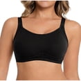 thumbnail image 2 of YHAJDS Womens Seamless Bras No Underwire Padded Fixed Cup Adjustable Straps Solid, 2 of 5