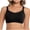 Black, variant on Solid Color Wireless Seamless Bra,Non-Slip Cups Adjustable Straps Soft Support Bra,Lifting Comfy Daily Wear Everyday Casual Lingerie Beige XL