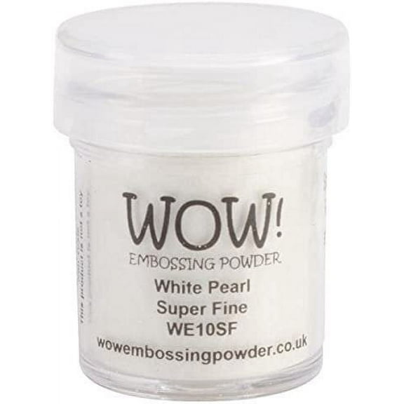 WOW! Embossing Powder Super Fine 15ml-White Pearl