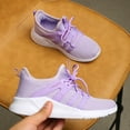 thumbnail image 5 of Kushyshoo Kids Sneakers Light Purple Running Tennis Athletic Shoes for Girls Size 3 (Big Kid), 5 of 7