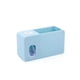thumbnail image 1 of Cateissary Dispensador de de 2 en 1 para el hogar, sin perforaciones, soporte para cepillo de dientes, exprimidor multifuncional, suministros Juegos de accesorios de baño Azul claro Cateissary HA067325-04B, 1 of 6