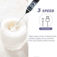 thumbnail image 2 of Milk Frother, Handheld Foam Maker USB Rechargeable Coffee Frother with 2 Stainless Whisks3-Speed Adjustable Mini Blender for Cappuccino, Latte, Bullet, 2 of 4