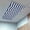 Navy Blue White, variant on Yellow Moire Fluorescent Light Covers, Water Ripple Stripe Farmhouse Magnetic Light Covers for Ceiling Lights, Fluorescent Ceiling Shade Filters for Classroom Bedroom Office 4x2Ft x 2PCS