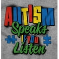 thumbnail image 2 of Autism Speaks If You Listen Awareness Zip Up Hoodie Men's Women's Brisco Brands L, 2 of 6