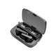 thumbnail image 1 of Sidaley Caja de carga de auriculares Bluetooth 5.1 Auriculares estéreo con pantalla LED IPX7 Auriculares intrauditivos impermeables para escuchar Cables de audio/vídeo, 1 of 5