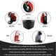 thumbnail image 5 of Filtro de café reutilizable y recargable de acero inoxidable Serenable Negro, 5 of 9