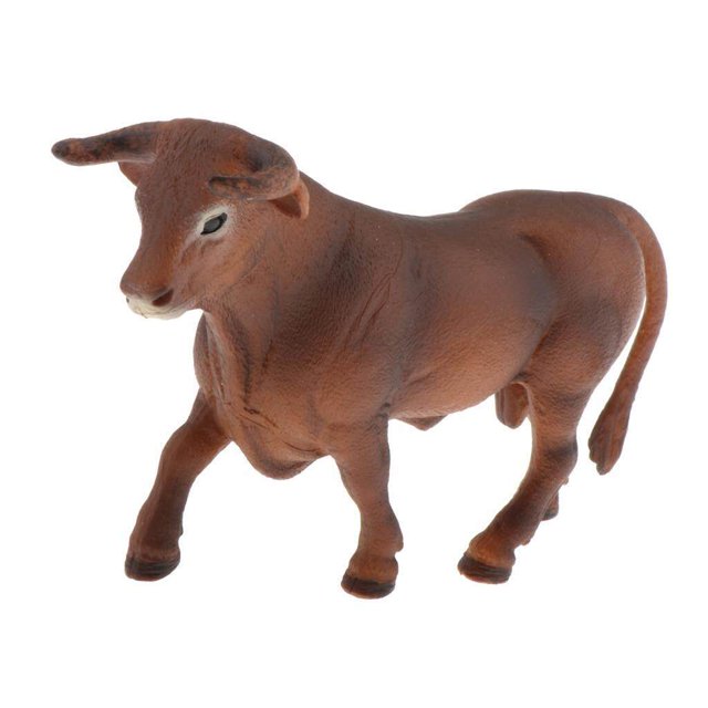 Static Animal Model Action Figure Toy Animals Action Figure for Kids and Adults Athletic Cattle