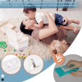 thumbnail image 4 of Whiidoom Baby Wipes Dispenser, Wipes Holder Dustproof Wipes Container Case One-Handed Opening with Spring-Loaded Keep Wipes Fresh and Moist (White), 4 of 5