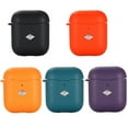 thumbnail image 3 of NIFFPD Apple AirPods Case, Soft Silicone Shock-Proof Case Cover for Airpods 2&1 Support Wireless Charging Orange, 3 of 3