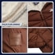 thumbnail image 4 of Chaqueta puffer acolchada Reebok para mujer, talla mediana, color cognac, 4 of 7