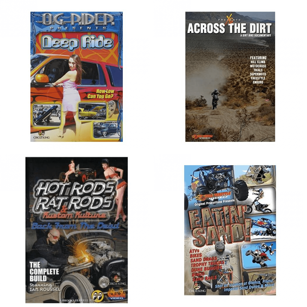 Auto, Truck & Cycle Extreme Stunts & Crashes 4 Pack DVD Bundle: Og ...