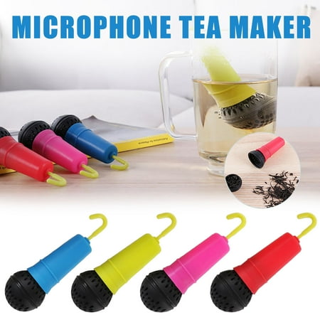 

WANYNG Tea Tea Tea Maker Maker Maker Creative Silicone Silicone Microphone Kitchen，Dining & Bar