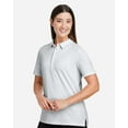 thumbnail image 2 of Devon & Jones DG101W Women's Crownlux Performance Geo Polo-White/ Silver-S, 2 of 6