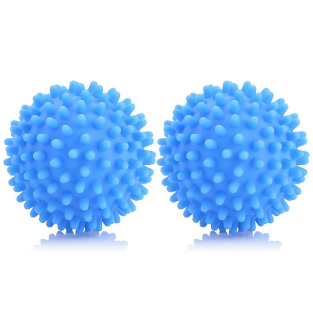 Bolas de lavandería, 4 piezas/juego, bolas suavizantes de tela reutilizables de PVC azul, bolas para lavar ropa, diseñadas meticulosamente