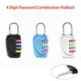 thumbnail image 2 of tooloflife 2PCS 4 Digit Password Combination Padlock Lock for Lockers Luggage Toolboxes Gym School Cabinet (Blue), 2 of 8