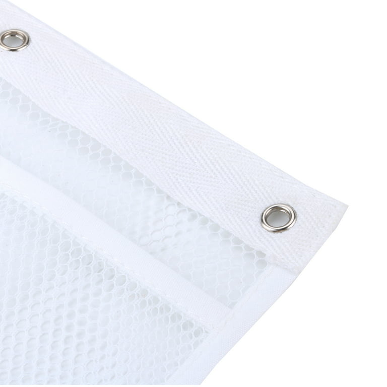 Kenney®4-Pocket Hanging Mesh Suction Shower Organization Caddy, White