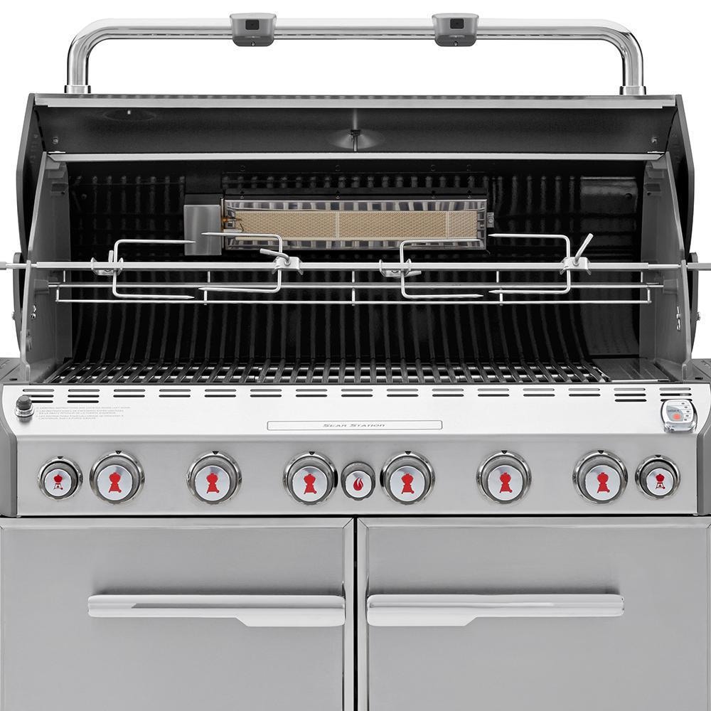 Weber Summit Grill Center Freestanding Natural Gas Grill With Rotisserie, Sear Burner & Side Burner - image 4 of 6