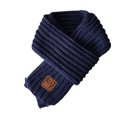 thumbnail image 2 of Sonducket Bufanda para niños Bufandas de invierno cómodas para mantener el calor Accesorios de ropa Accesorio de ropa con color simple para usar al aire Accesorios de disfraces Azul 120cmx8cm Sonducket AP009116-07, 2 of 6