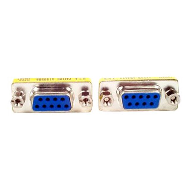StarTech.com Slimline DB9 Serial Gender Changer - F/F - Serial gender changer - DB-9 (F) to DB-9 (F) - GC9SF - Serial gender changer - DB-9 (F) to DB-9 (F) - for P/N: ICUSB2324852, ICUSB422, NETRS232, NETRS2321P, NETRS2321POE, NETRS2322P, NETRS232485W