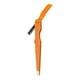 thumbnail image 1 of Pinzas para cejas Cepillo para cejas Pinzas de punta plana para recortar cejas Resistente al óxido para Naranja, 1 of 9