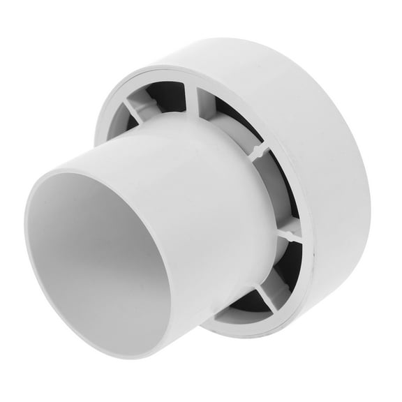 WASHWEPE 1Pack White PVC Air Admittance Valve Prevents Water Seal Damage for Plumbing Installation 4.7x3.9x3.0in