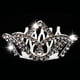 thumbnail image 5 of 2xGirls Princesa Tiara Corona Con Peine Niños Vestir Accesorios Plata Sunnimix Princesa tiara corona con peine, 5 of 8