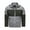 Gray, variant on IROINNID Men's Hoodie Storm Jacket Long Sleeve Color Block Comfy Contrasting Color Warm Windproof Pocket Motorcycle Jacket