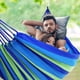 thumbnail image 3 of Fiudx Silla Hamaca, Cómodo Asiento de Tela, Hamaca con Correas Resistentes para Árboles, Cama de Relajación Diseño Antivuelco, Ideal para Acampar Al Aire Libre, Solución Ligera para Viajes Familiares, 3 of 4